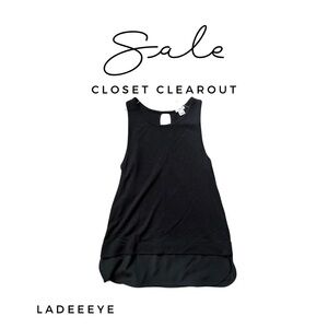 JCrew XS Dressy Black Tank